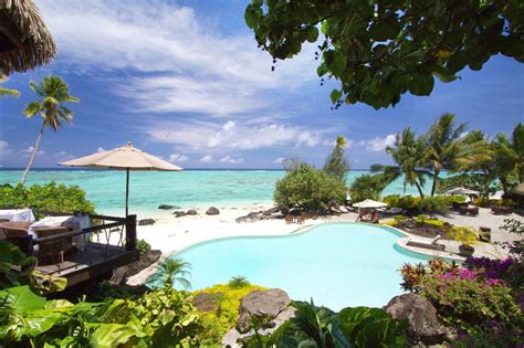 Pacific resort aitutaki cook islands  Etu Moana Beach Villas offers eight Polynesian style villas with thatched roofing